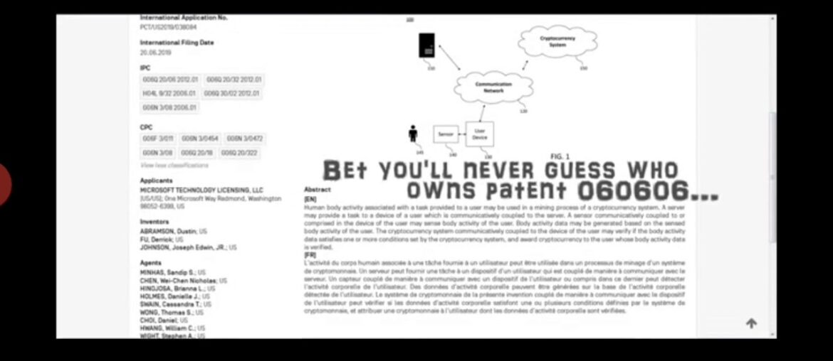 😈Bill Gates Cryptocurrency Beast Patent 666 (WO2020060606) We All Knew This Was Coming