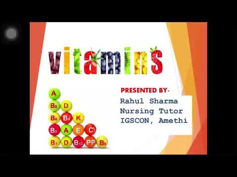 Vitamin (Basic Nursing) Part - I