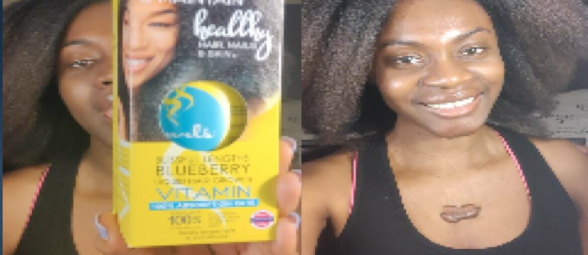 Curls Blueberry Bliss Hair Vitamin Initial Thoughts Yay or Nay? (Length Check)