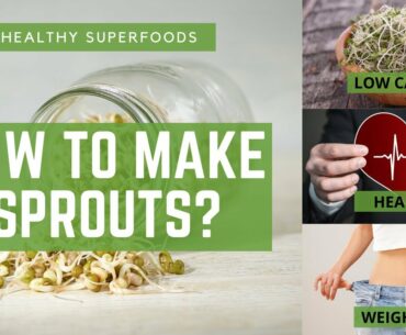 TraTeners Healthy Food Recipes - How to make Mung Bean Sprouts?