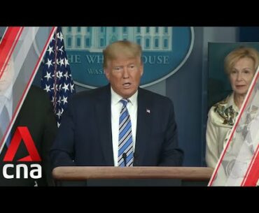 COVID-19: President Donald Trump says US will "again and soon be open for business"