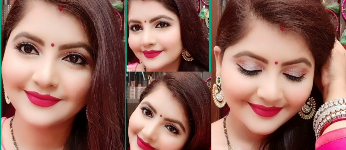 Indian wedding guest makeup tutorial for summers | RARA | traditional bridal makeup for newlyweds |
