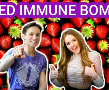 RED IMMUNE BOMB | HEALTHY SMOOTHIE RECIPE ❤️