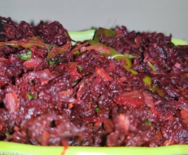 How to make Hyderabadi Beetroot sabzi | Nutritional | హైదరాబాదీ బీట్‌రూట్ సబ్జీ
