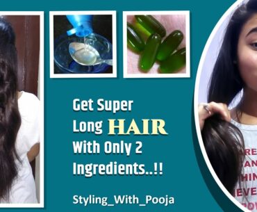 Vitamin E for Super *Quick* hair growth | Get Long,Thick,Black hair very easily | 100% Results