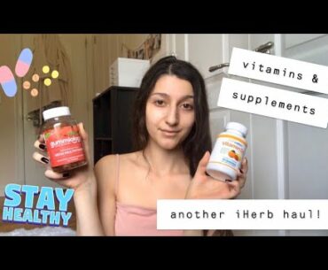 $50 iHerb haul (vegetarian vitamins and supplements)