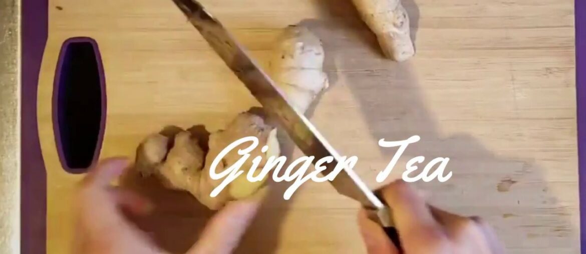 Rain Rain Go Away with some Ginger Tea to help sore muscles, digestion, & immunity.