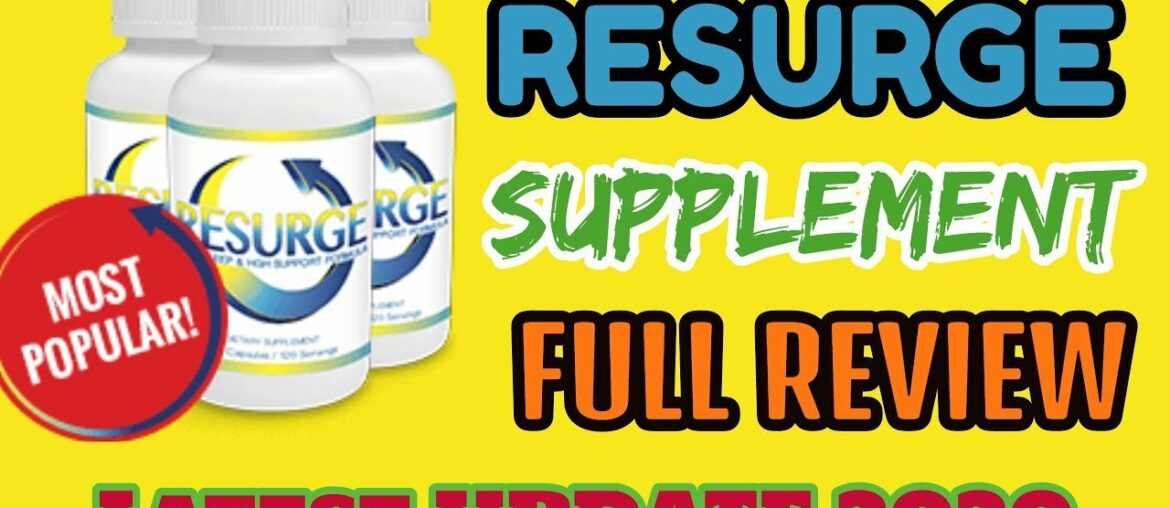 Resurge Supplement Review - Legit or Scam? Amazon, Supplement, Pills