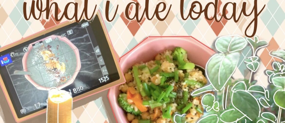 WHAT I ATE TODAY | home cooking +vegan