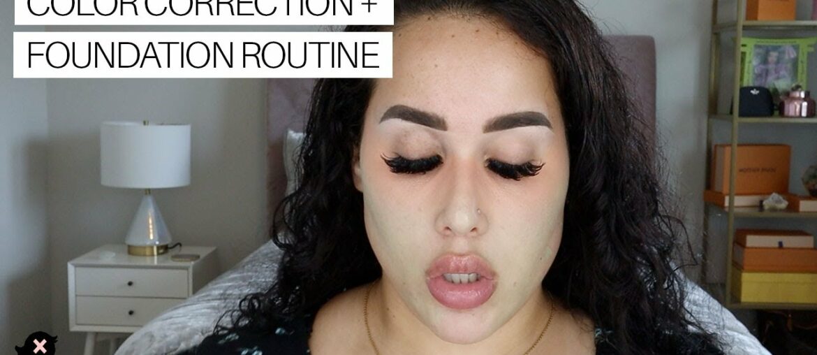 COLOR CORRECTION + FOUNDATION ROUTINE | TIANAXONE
