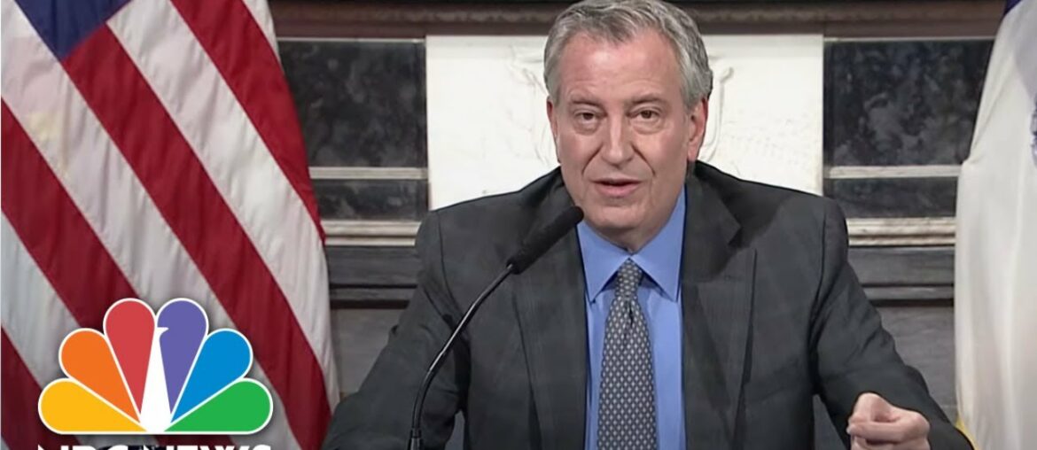 Live: NYC Mayor Bill De Blasio Holds Coronavirus Briefing | NBC News