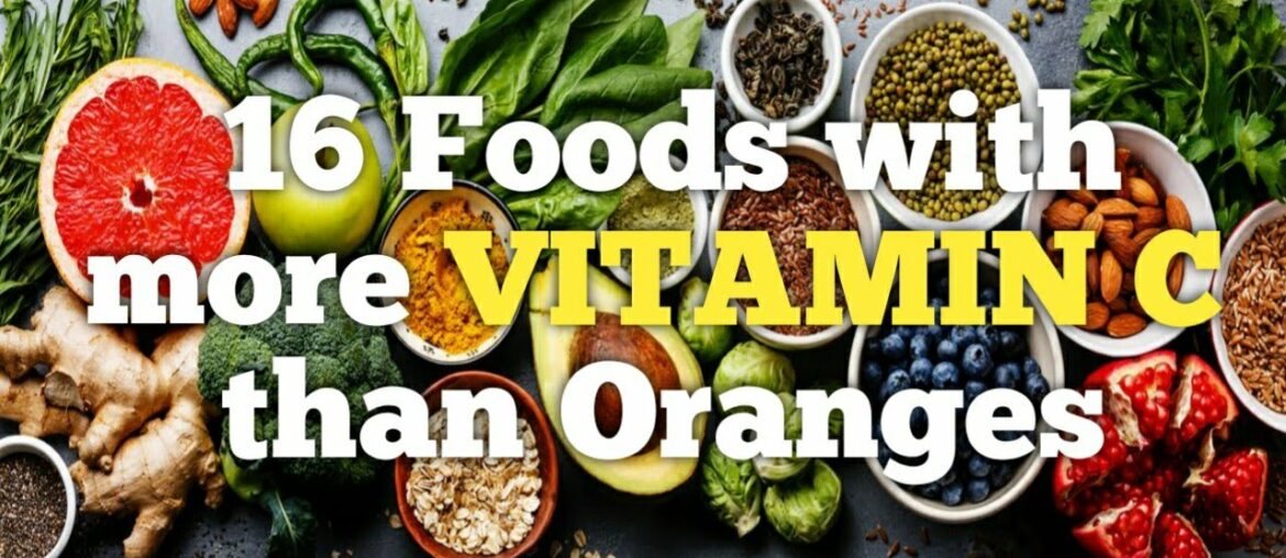 16 Foods with more VITAMIN C than oranges