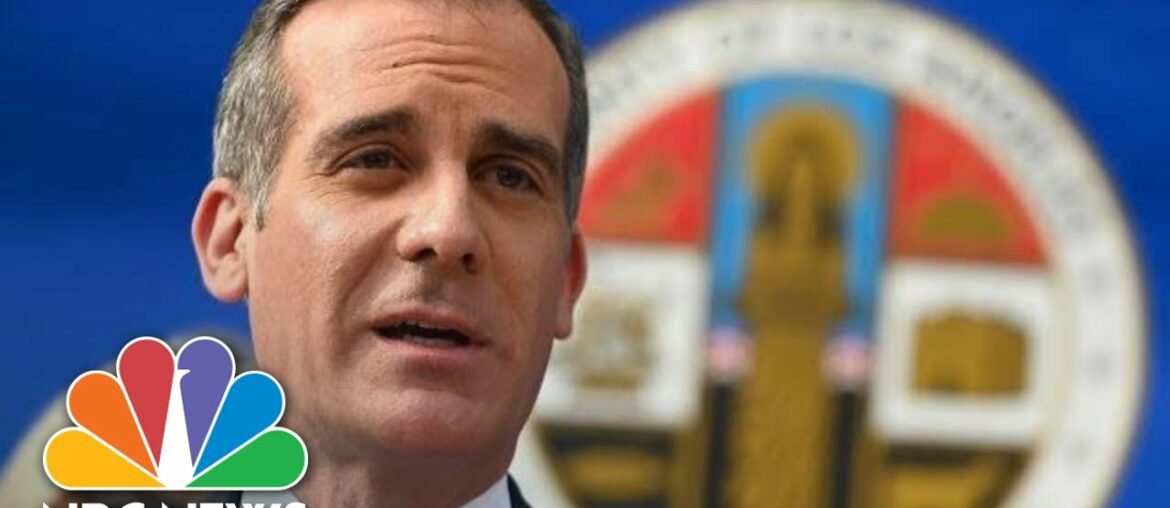 L.A. Mayor Eric Garcetti Gives Coronavirus Update | NBC News