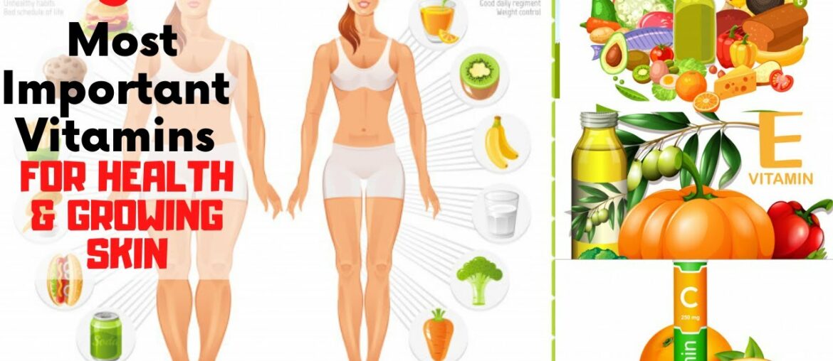 5 Most Important Vitamins For a Healthy and Glowing Skin