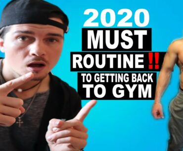 How to start BACK UP AT THE GYM AFTER A LONG BREAK