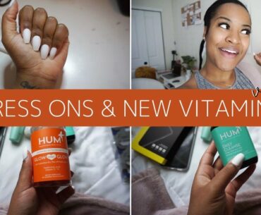 Press on nails from Amazon?! & New Vitamins!