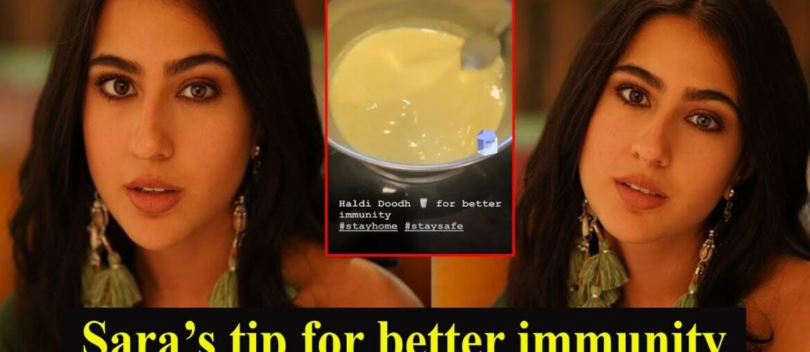 Sara Ali Khan is having 'haldi doodh' for better immunity amid COVID-19 scare