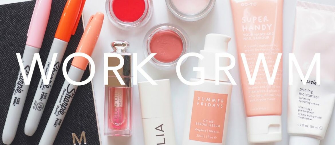 Working From Home GRWM | Beauty Routine and Productivity Tips | AD