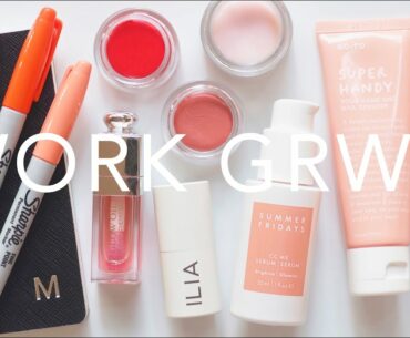 Working From Home GRWM | Beauty Routine and Productivity Tips | AD