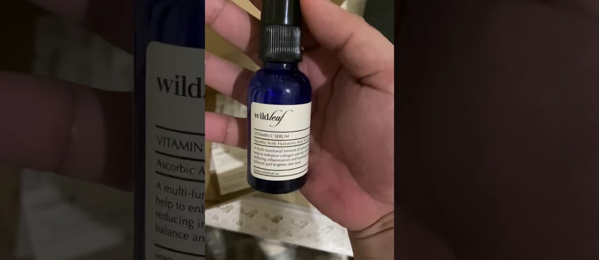 Unboxing wildleaf vitamin c serum