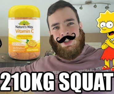 HEAVY ass SQUATS, SNORTING vitamin C? RIP Mac Miller.