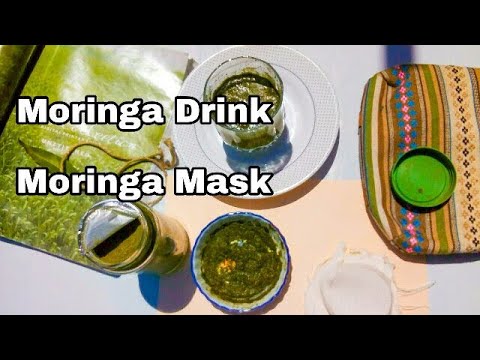 Moringa Drink and Moringa Mask || Best to Increase immunity| Make your skin clean and glowy | DIY 👯🌱
