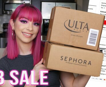 SEPHORA VIB SALE & ULTA HAUL! | LOTS OF NEW MAKEUP!!
