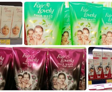 Fair and lovely advanced multivitamin cream and face wash