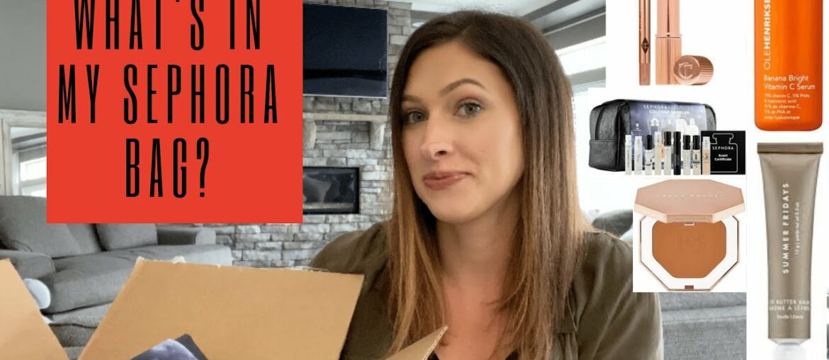 What's In My Sephora Bag? HUGE Sephora Haul with Fenty Beauty, Urban Decay, Benefit