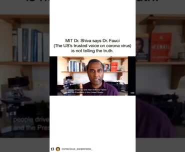 Dr. Shiva call out CDC Dr. Anthony Fauci for not educating America during Coronavirus Pandemic