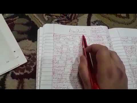 Nutrition "Topic Riboflavin Vitamin B2"