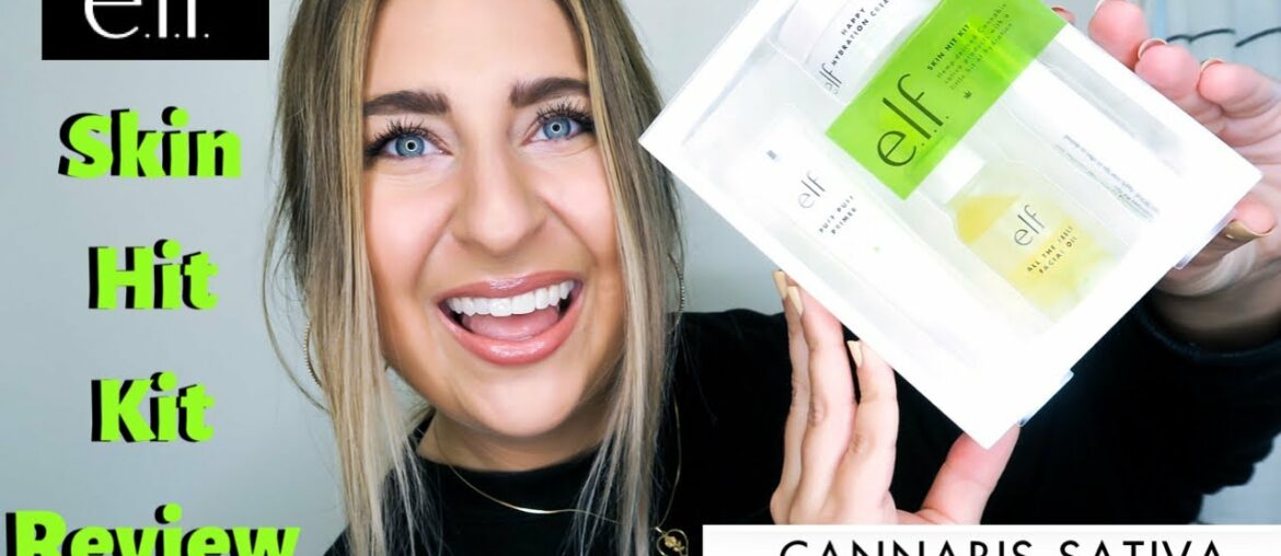 ELF Skin Hit Kit Hemp Beauty Product Review (Cannabis Satvia ELF Collection)