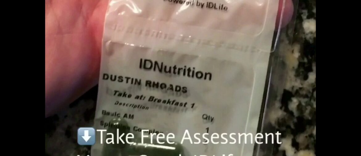 Customized Vitamin Program by IDLIFE Nutrition/ID Nutrition/Health