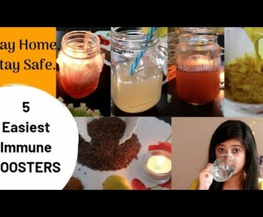 5 Warm Indian Drinks to Boost Your Immunity | SelfCare Coronavirus Quarantine in India!👊