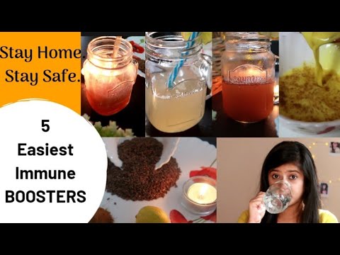 5 Warm Indian Drinks to Boost Your Immunity | SelfCare Coronavirus Quarantine in India!👊