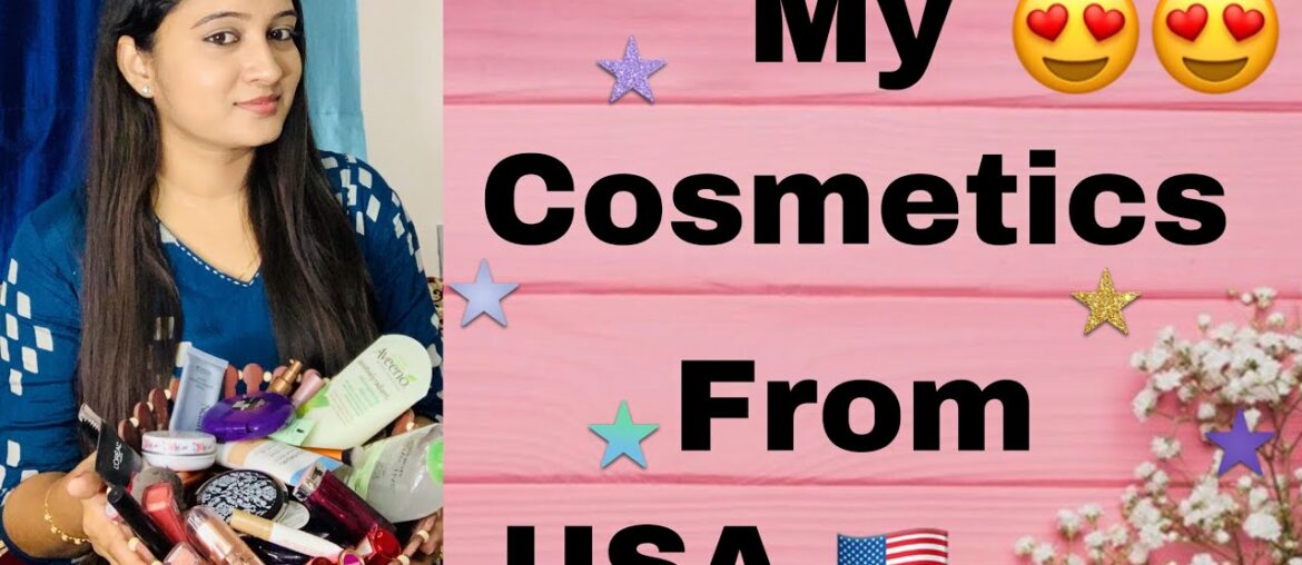 My Cosmetics From USA 🇺🇸 | Best BB Cream and Foundation 😊