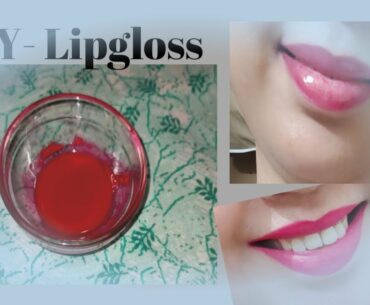 DIY Lipgloss in for soft and pink lips