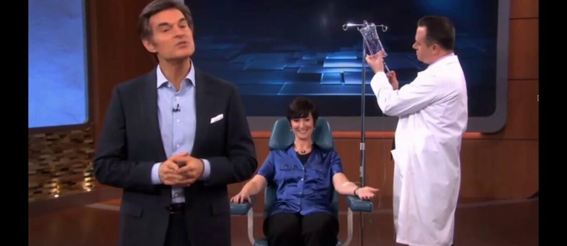 Dr. Oz,  Intravenous Vitamin Therapy demo