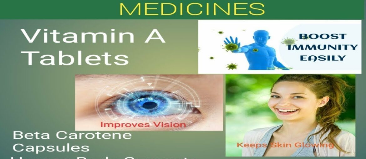 Benefits of Vitamin A!! Immunity Booster!! ImprovesVision!! GlowingSkin!!