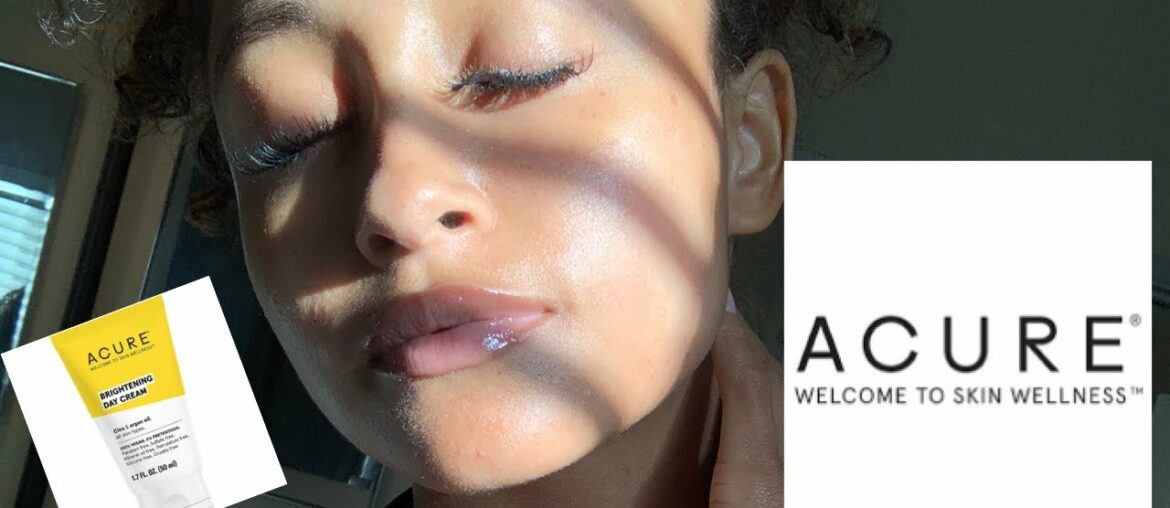 ACURE BEAUTY SKINCARE..... My Skincare Routine