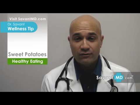 Sweet Potatoes Are High in Vitamin C and Complex Carbohydrates ~ Wellness & Nutrition  Video Tip