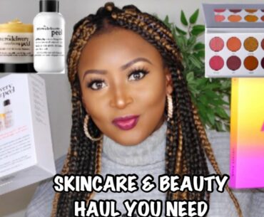 MINI SKINCARE AND BEAUTY HAUL || Philosophy Microdelivery Peel || Morphe || Estee Lauder || Jason