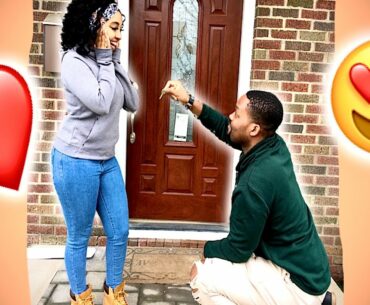 I BOUGHT MY #FIANCE A #HOUSE FOR HER BIRTHDAY... ** Emotional **