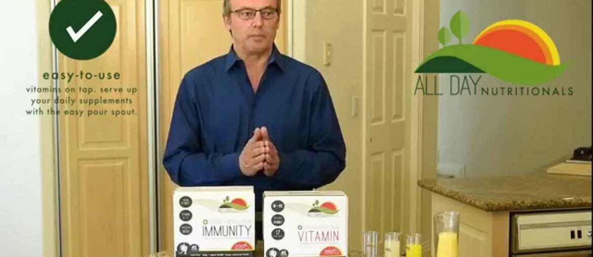New Liquid Vitamin and Immunity Supplements from All Day Nutritionals