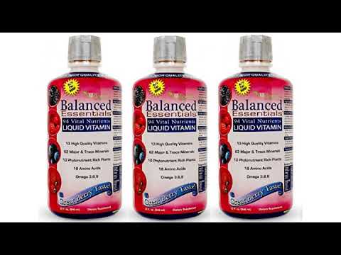 LIQUID VITAMINS BEST AMAZON Must See Review! Balanced Essentials Liquid Nutritional Supplement, 3..