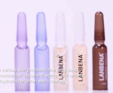 LANBENA Ampoule Serum Hyaluronic Acid+Vitamin  Anti-Aging Wrinkle Moisturizing Beauty For 7 Days