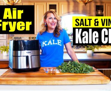 Guilt-Free Air Fryer Salt & Vinegar Kale Chips