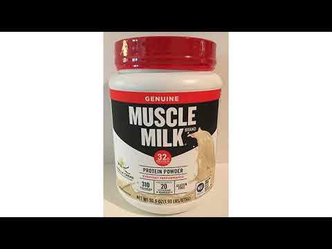VITAMINS BEST Sellers for AMAZON Must See Review! Muscle Milk Genuine Protein Powder, Vanilla Crè..