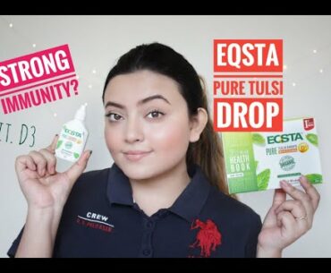 HOW TO BOOST IMMUNITY | EQSTA Pure Tulsi Drop with vitamin D3