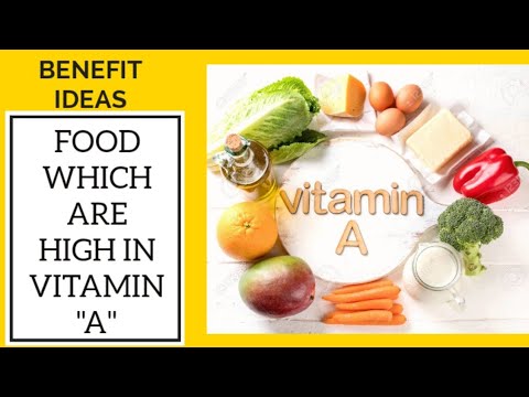 Food which are high in vitamin '"A"'/ healthy tips/. BENEFITS IDEAS